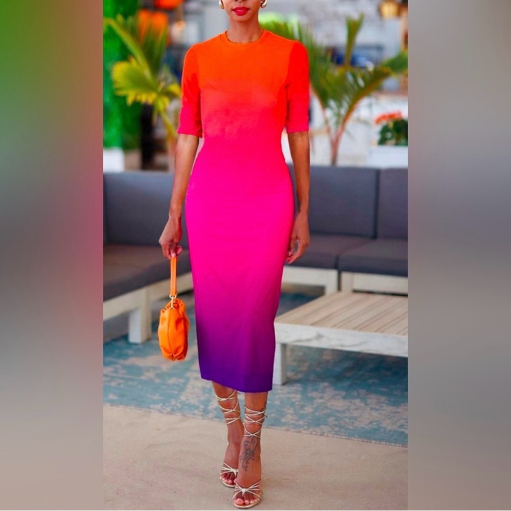 STYLEWE NWT 2XL Ombre Midi Dress